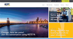 Desktop Screenshot of iste.org